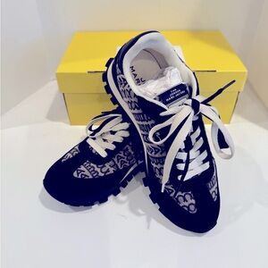 Marc Jacobs Black & White “The Monogram Jogger” Sneaker